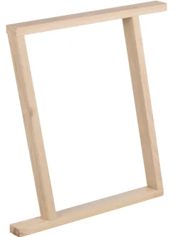 Pied de table 75x64x5,8 cm en pin massif - 4 positions