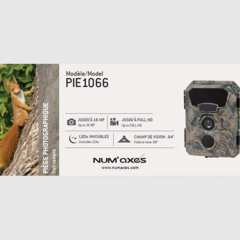 Piège photographique PIE1066 (produit seul) NUM'AXES