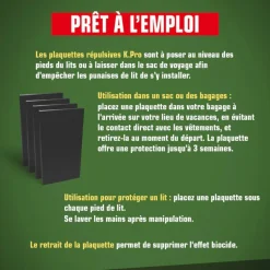 Piège contre les punaises de lit (x4)