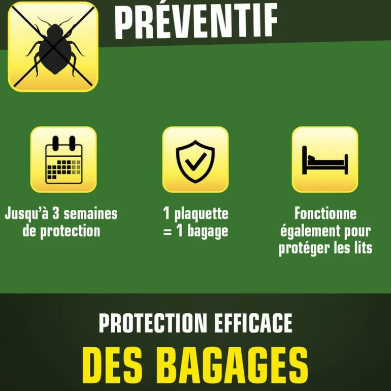 Piège contre les punaises de lit (x4)