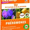 Piège à phéromone contre de ver de la prune/mirabelle (x2)
