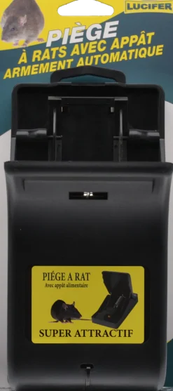 Piège à rats en plastique pré appâtés LUCIFER