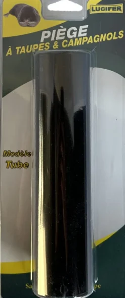 Piège à taupe et campagnols modèle tube LUCIFER