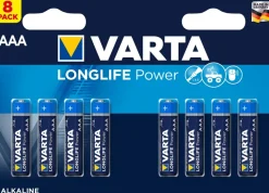Pile alcaline longlife POWER LR03/AAA (x8)
