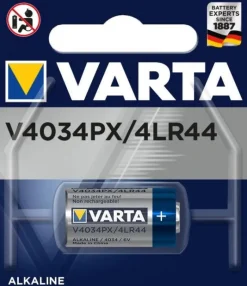 Pile électronique 4LR44/V4034PX 6V VARTA