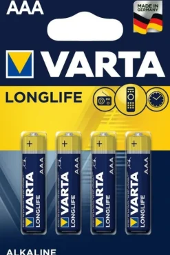 Piles alcalines LR03 AAA Longlife (x4)
