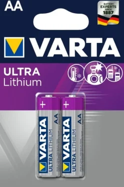Piles AA lithium (x2) VARTA