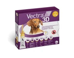 Pipette antiparasitaire chien XS 1,5 à 4 kg (x3) VECTRA 3D