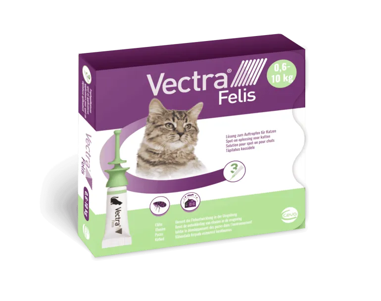 Pipette antiparasitaire pour chat (x3) VECTRA FELIS
