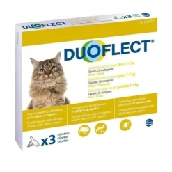 Pipettes Spot on pour chat de 1 à 5kg (x3) DUOFLECT