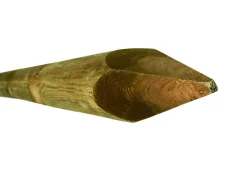 Piquet fraisé pointé en pin traité CL4 CTB b+ 2m Ø 8cm