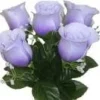 Piquet funéraire de roses bouton H 48 cm