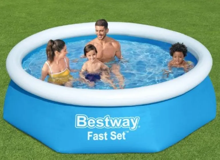 Piscine hors sol ronde Fast Set Ø 244 x 61 cm BESTWAY