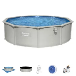 Piscine hors sol ronde Hydrium Ø460x120 cm 17430L