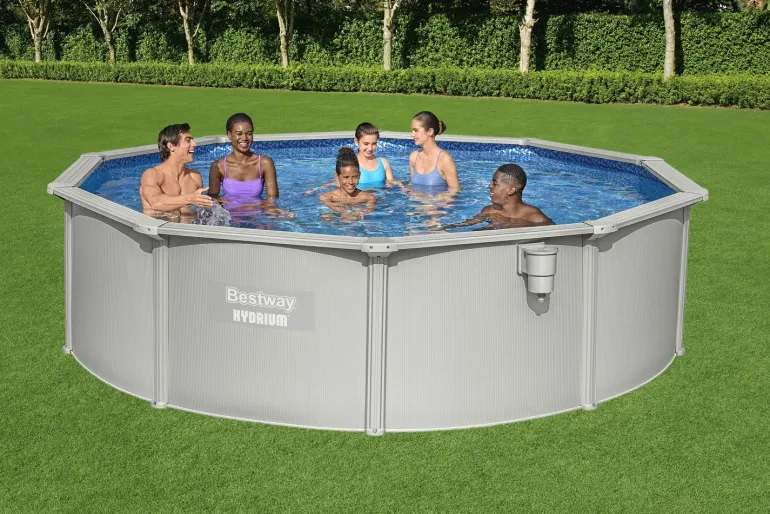 Piscine hors sol ronde Hydrium Ø460x120 cm 17430L