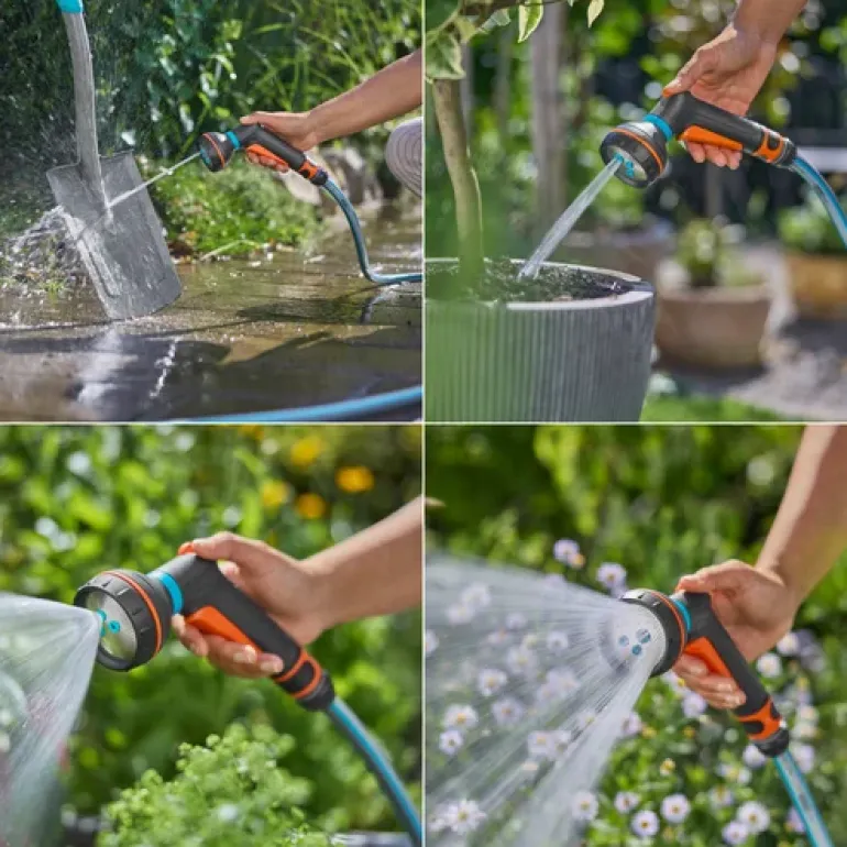Pistolet d’arrosage multi-applications 4 jets GARDENA