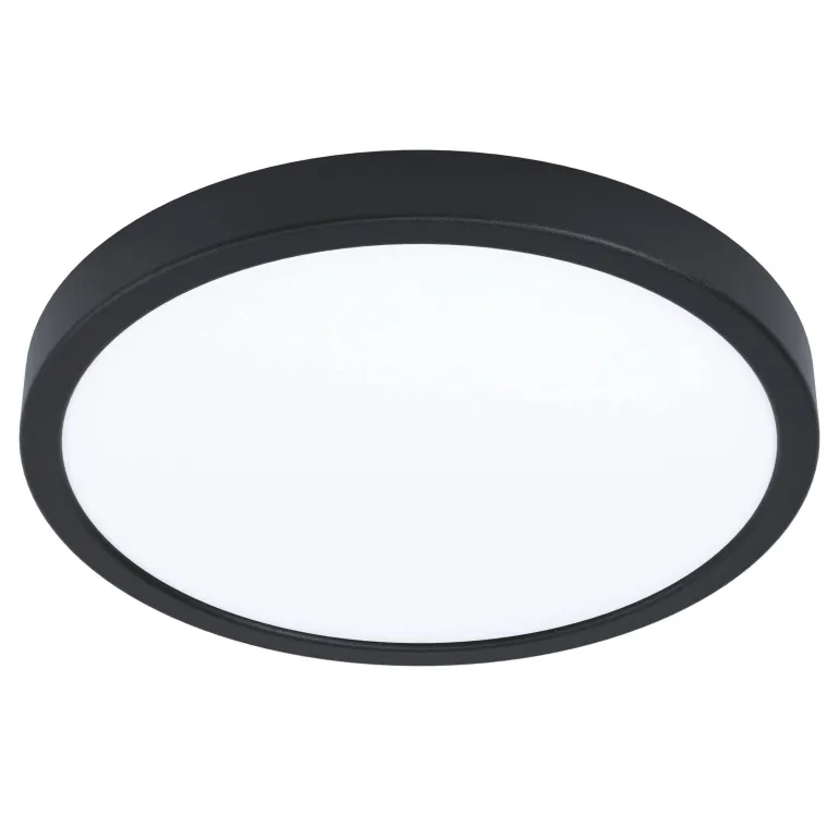 Plafonnier Fueva 5 Led 20W-2500lm noir Ø28,5cm EGLO