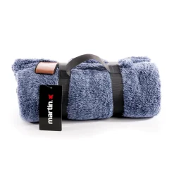 Plaid polaire Doudouzen 100x78 cm bleu