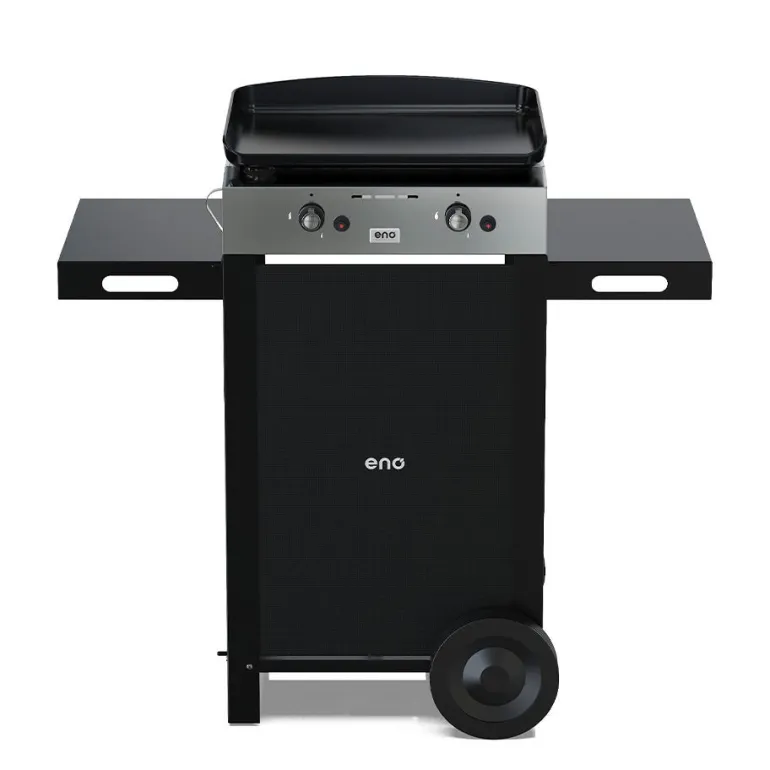 Plancha gaz Combo initial 50 inox 2 brûleurs