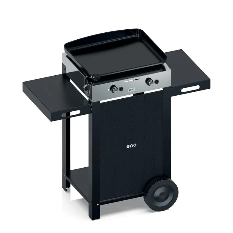 Plancha gaz Combo initial 50 inox 2 brûleurs