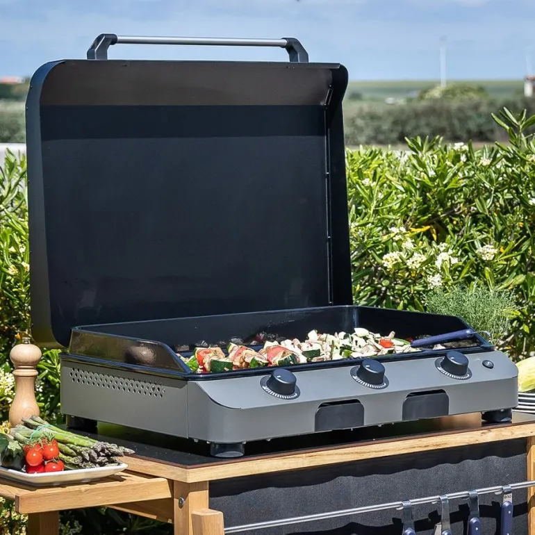 Plancha gaz Fusion 3 feux 75 cm ENO