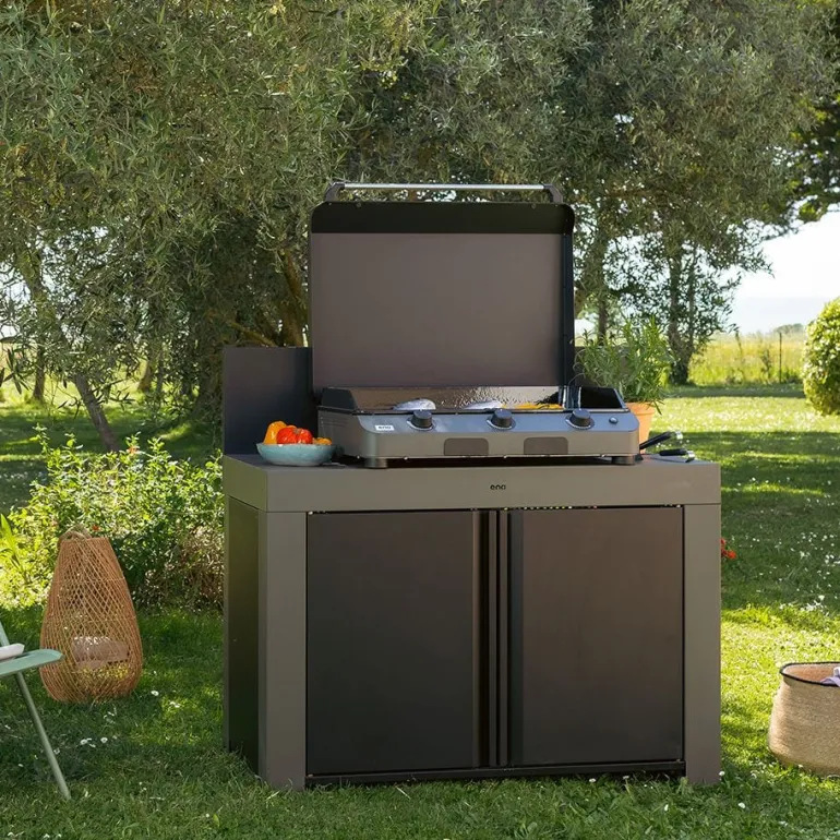 Plancha gaz Fusion 3 feux 75 cm ENO