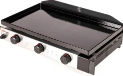 Plancha à gaz Solia 300 3 feux plaque fonte émaillée