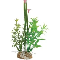 Plante artificielle 15 cm pour décoration aquarium
