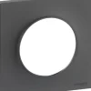 Plaque 1 poste styl Odace gris anthracite