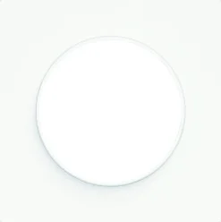 Plaque 1 poste touch Odace blanc