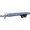 Plateau roues dessous 506x215 freiné 2 essieux PTAC : 3500kg