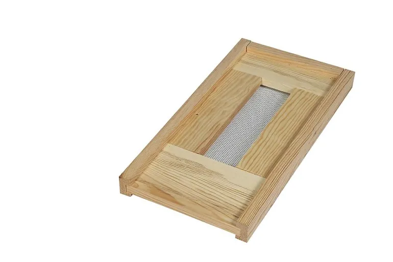 Plateau de fond avec aération pour ruche Dadant 6 cadres