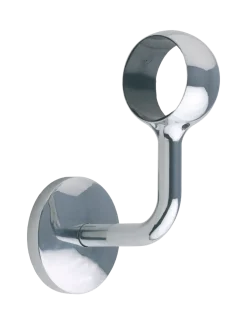 Platine coudée finition chromée