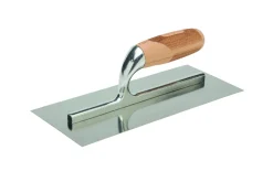 Platoir à lisser Prestige acier 12x28cm manche bois