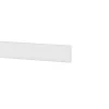 Plinthe Liath MDF revêtu PVC blanc 2250x140mm