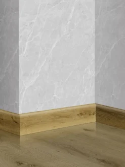 Plinthe PVC Chêne classique naturel 2400 x 61 x 15 mm