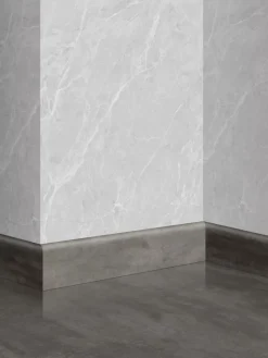 Plinthe PVC Pierre nacrée taupe 2400 x 61 x 15 mm