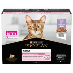 Pochon pour chat adulte Digestion Delicate Dinde 10x85g