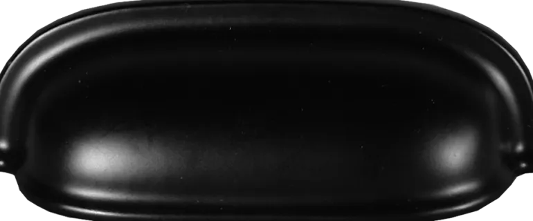Poignée coupelle 90 mm noir mat RBSISTEMS