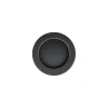 Poignée cuvette Ø40x12mm zamak noir mat