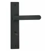 Poignée de porte Onyx condamnation zamak noir mat 195mm
