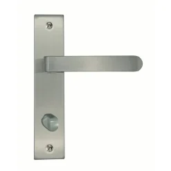 Poignée de porte Onyx condamnation zamak satiné 165mm