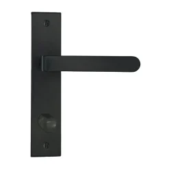 Poignée de porte Onyx fonction condamnation zamak noir 165mm