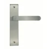 Poignée de porte Onyx zamak Bec de Cane Nickelé Satiné 165mm