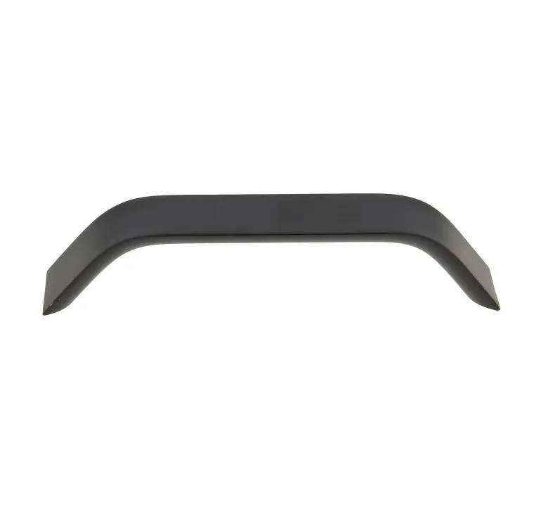 Poignée entraxe 128 mm en aluminium noir mat x2