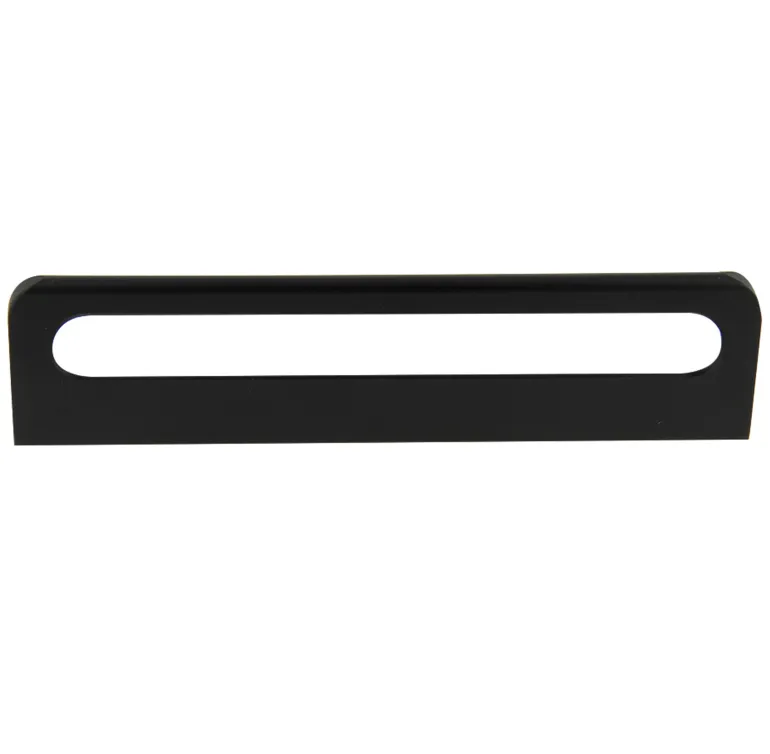 Poignée fixation invisible entraxe 160 mm aluminium noir x2