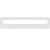 Poignée fixation invisible entraxe 160 mm aluminium blanc x2