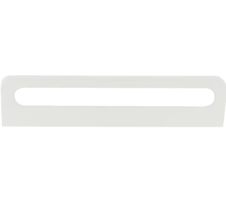 Poignée fixation invisible entraxe 160 mm aluminium blanc x2