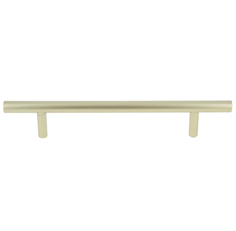 Poignée TT entraxe 182 mm en aluminium laitonné mat x2