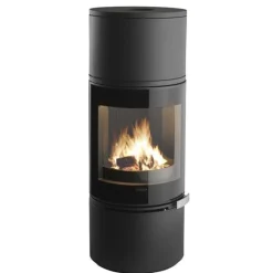 Poêle à bois Alcor étanche - Tout fonte noir INVICTA